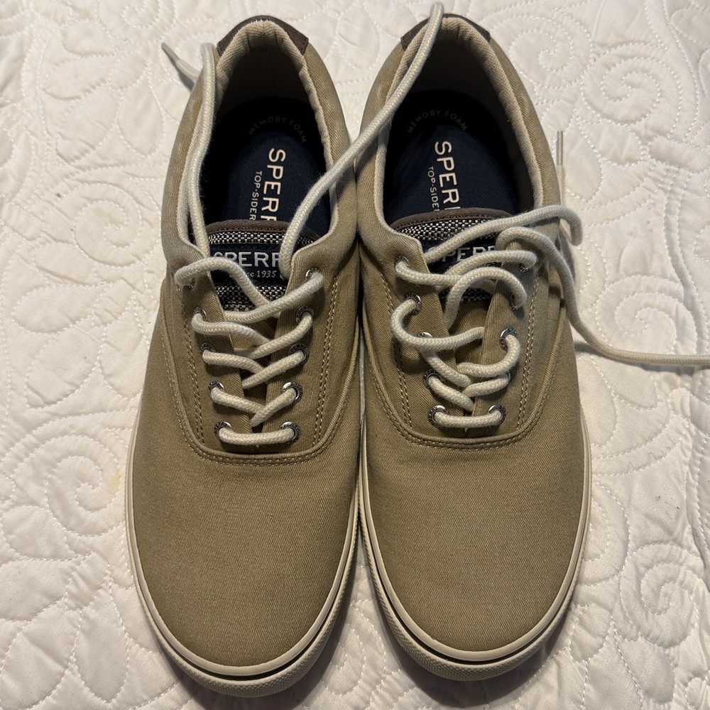 Sperry Haylard Cvo Sneaker Men’s Size 10.5 Chino/Brown STS11902